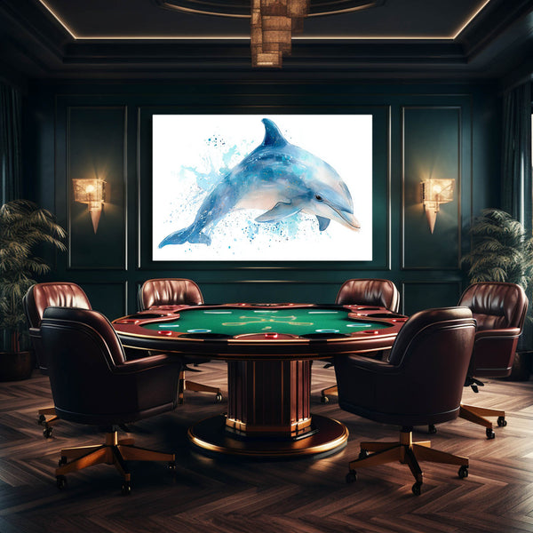 Dolphin Wall Art Horizontal