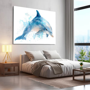 Dolphin Wall Art Horizontal