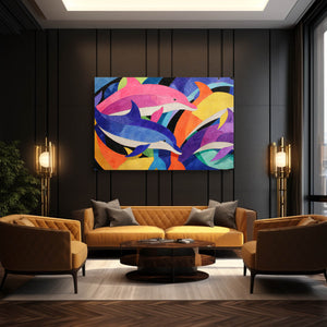Dolphin Wall Art Pop Art