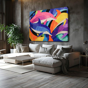 Dolphin Wall Art Pop Art