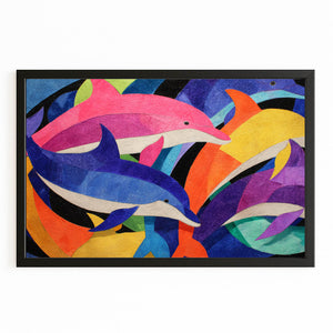 Dolphin Wall Art Pop Art