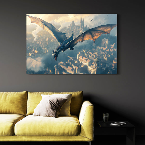 Dragon's Majesty Cool Wall Art | MusaArtGallery™