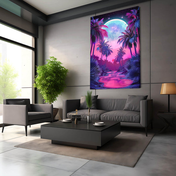 Dream Moon Canvas Wall Art  | MusaArtGallery™