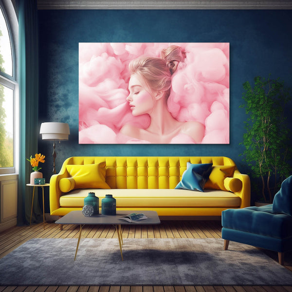 Dreamscape Bliss Pink Abstract Art | MusaArtGallery™