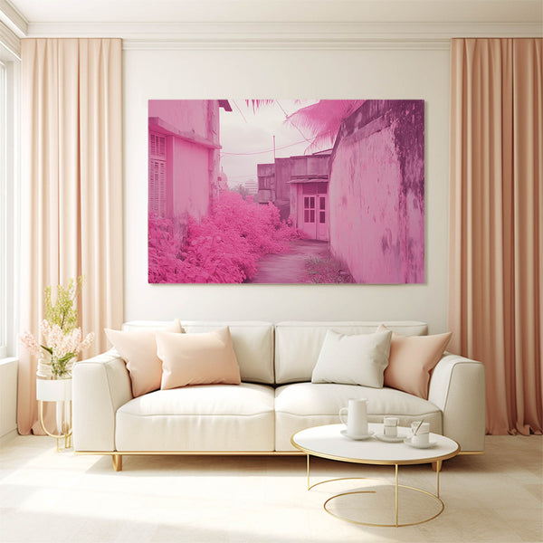 Dreamscape Pink Abstract Art | MusaArtGallery™