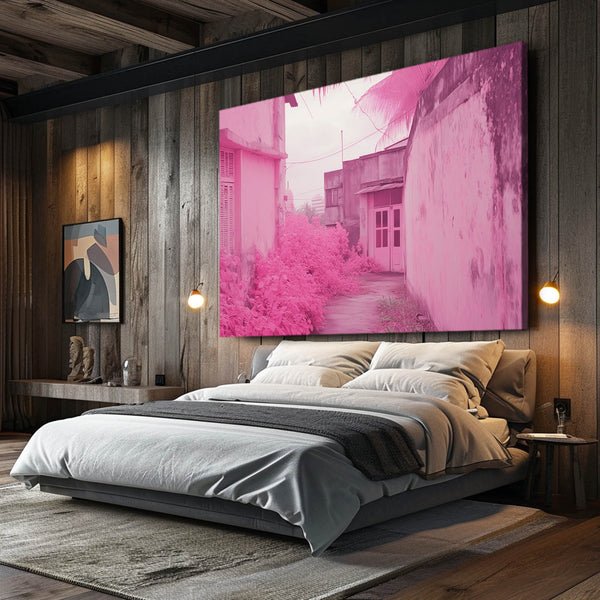 Dreamscape Pink Abstract Art | MusaArtGallery™