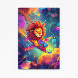 Dreamy Adventure Lion Wall Art | MusaArtGallery™