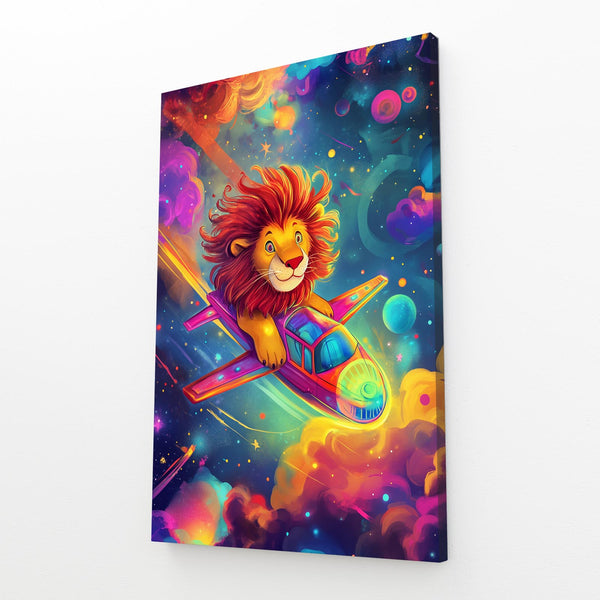 Dreamy Adventure Lion Wall Art | MusaArtGallery™