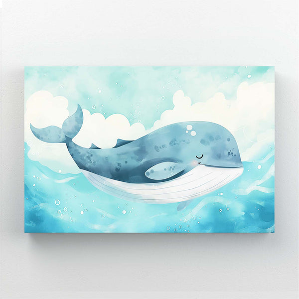 Dreamy Blue Whale Art | MusaArtGallery™