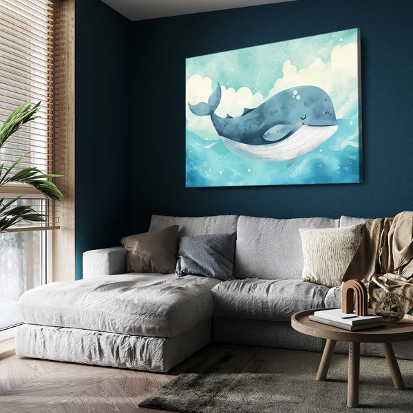 Dreamy Blue Whale Art | MusaArtGallery™