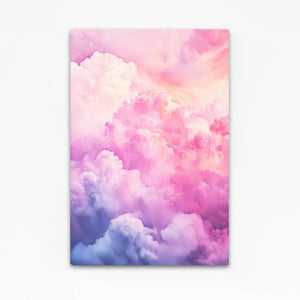 Dreamy Clouds Pink Abstract Art | MusaArtGallery™