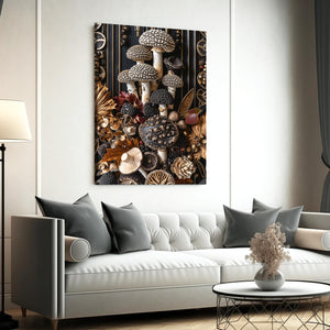 Dried Mushroom Art | MusaArtGallery™
