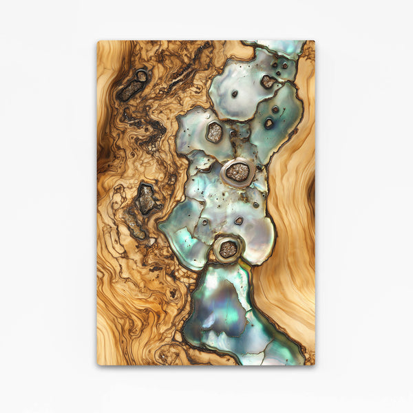 Driftwood Wall Art Oceanic Gemstone Fusion | MusaArtGallery™