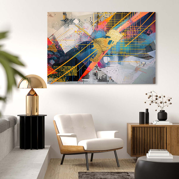 Dynamic Grid Abstract Art | MusaArtGallery™