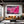 Dynamic Pink Cherry Blossom Abstract Art