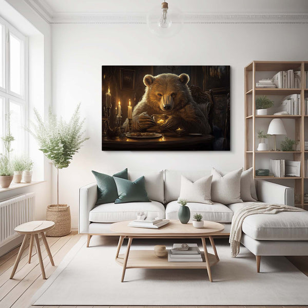 Eating Bear Wall Art