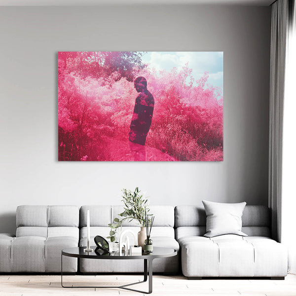 Echoes in Pink Abstract Art | MusaArtGallery™