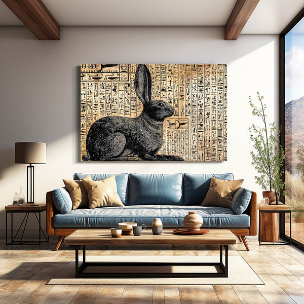 Egyptian Bunny Print