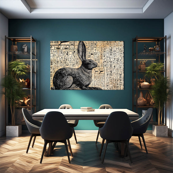 Egyptian Bunny Print