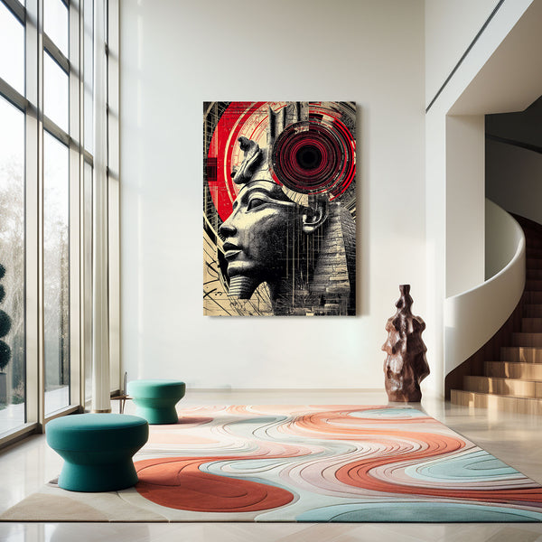 Egyptian Wall Art Red