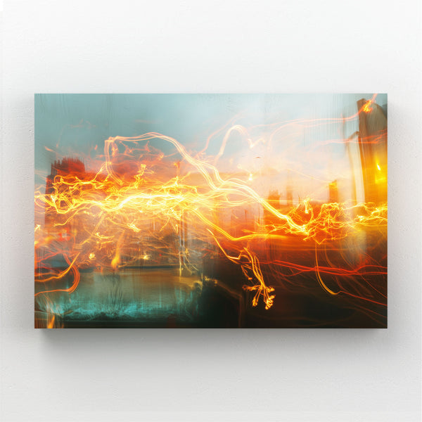 Electric Blaze Abstract Art | MusaArtGallery™