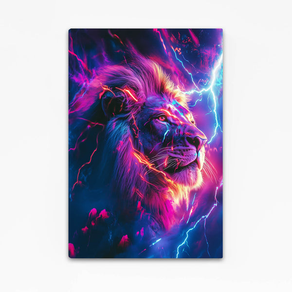 Electric Lion Wall Art | MusaArtGallery™