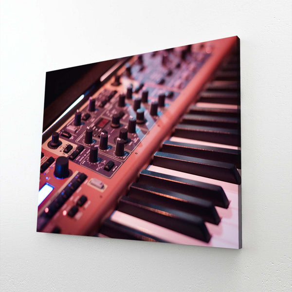 Electric Piano Canvas Art  | MusaArtGallery™