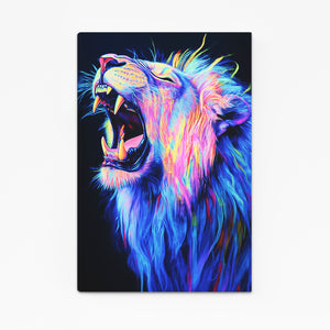 Electric Roar Lion Wall Art | MusaArtGallery™