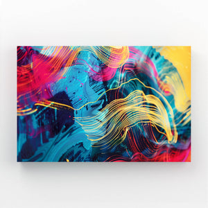 Electric Waves Abstract Art | MusaArtGallery™