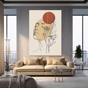 Elegant Boho Wall Canvas Art | MusaArtGallery™