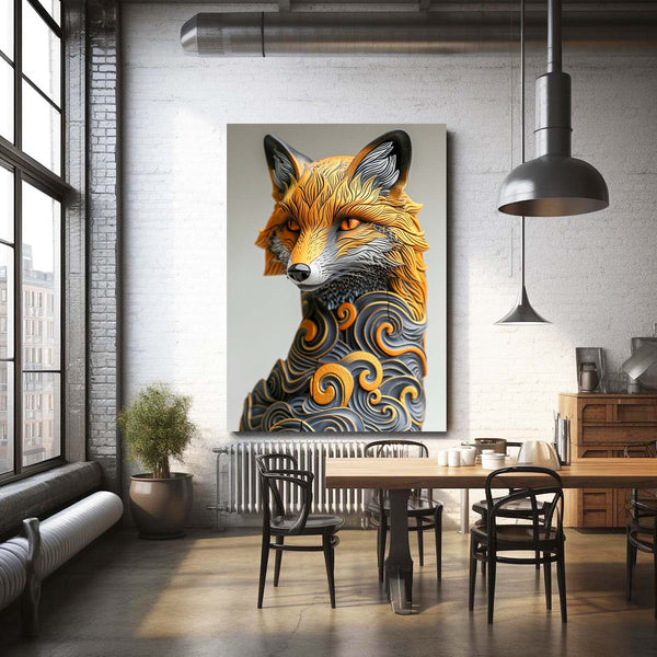 Elegant Fox Wall Art | MusaArtGallery™