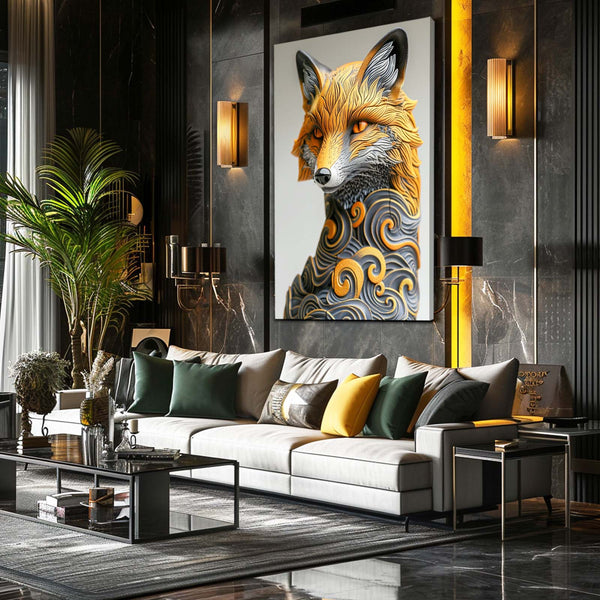 Elegant Fox Wall Art | MusaArtGallery™