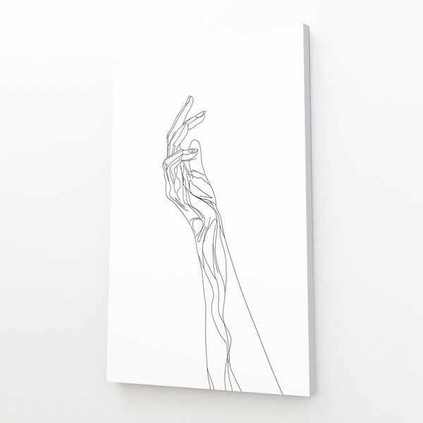 Elegant Hand Line Art | MusaArtGallery™