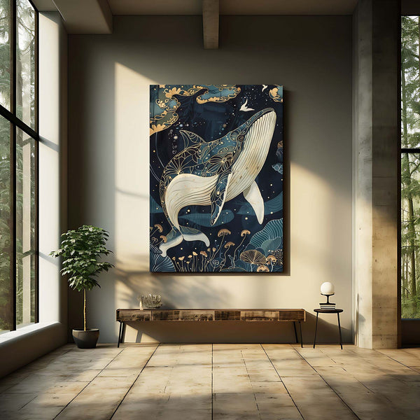 Elegant Whale Art | MusaArtGallery™