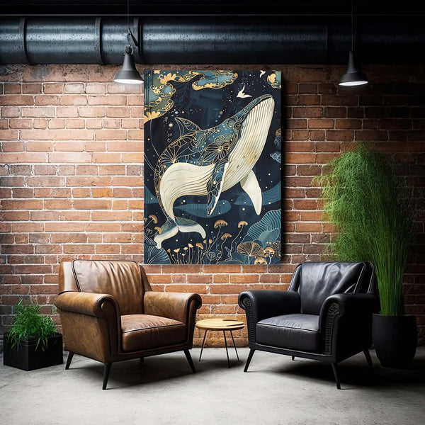 Elegant Whale Art | MusaArtGallery™