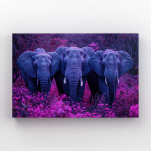 Elephant 3D Wall Art | MusaArtGallery™