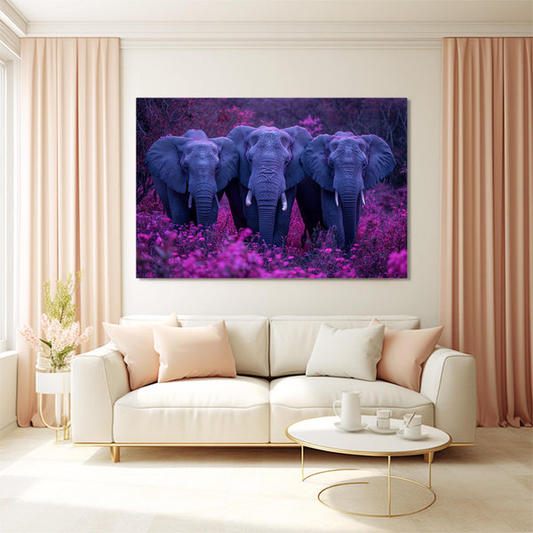 Elephant 3D Wall Art | MusaArtGallery™