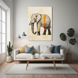 Elephant Abstract Art | MusaArtGallery™