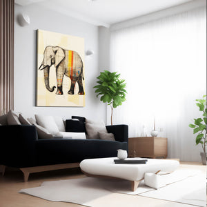 Elephant Abstract Art | MusaArtGallery™