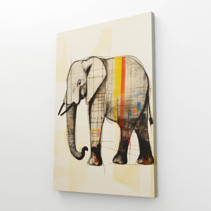 Elephant Abstract Art | MusaArtGallery™