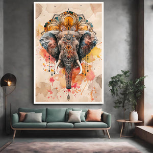 Elephant Boho Wall Art | MusaArtGallery™
