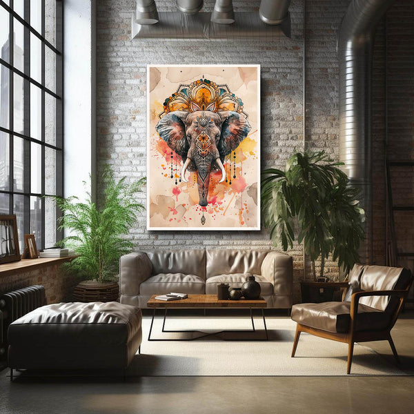 Elephant Boho Wall Art | MusaArtGallery™