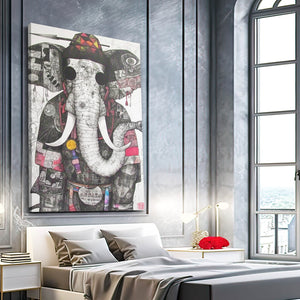 Elephant Chalk Art | MusaArtGallery™