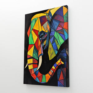 Elephant Colorful Head Art | MusaArtGallery™