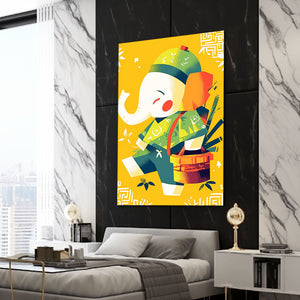 Elephant Drawing Art  | MusaArtGallery™
