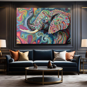 Elephant Mosaic Wall Art | MusaArtGallery™