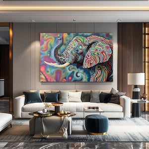 Elephant Mosaic Wall Art | MusaArtGallery™