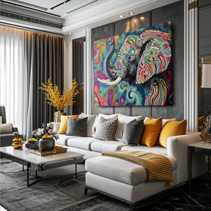 Elephant Mosaic Wall Art | MusaArtGallery™