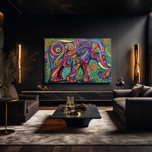 Elephant Print Wall Art | MusaArtGallery™