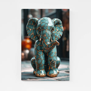 Elephant Trunk Up Art | MusaArtGallery™